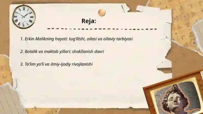 Erkin Malik hayoti va ijodi 2
