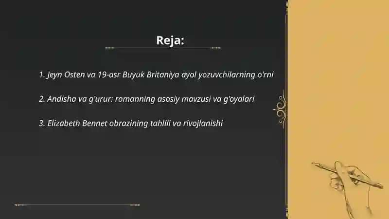 Andisha va g'urur 2