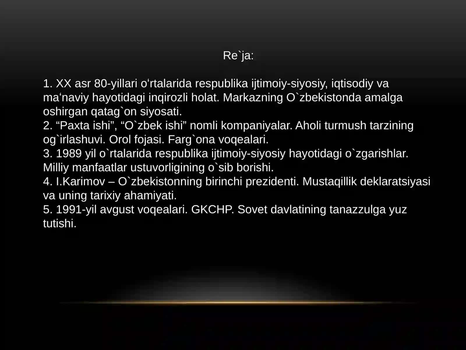 O`zbekistonda Ijtimoiy-Siyosiy Jarayonlar 2