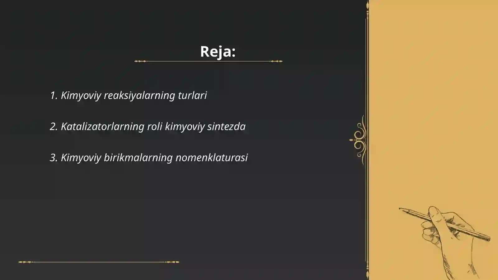 Kimyoviy sintez 2