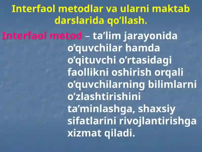 PEDAGOGIK KOMPITENTLIKNI SHAKLLANTIRISHDA MASOFAVIY O'QITISH TEXNALOGIYALARI 2