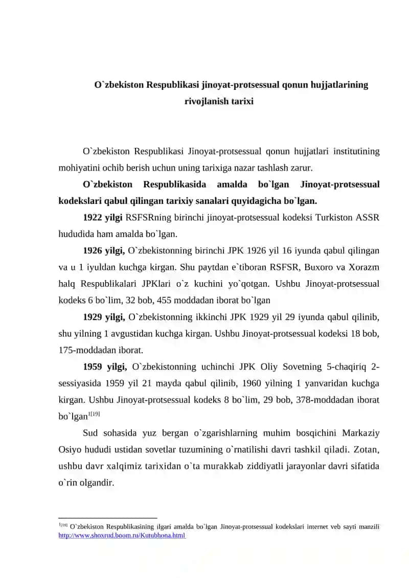 Jinoyat protsessual qonun hujjatlari 2