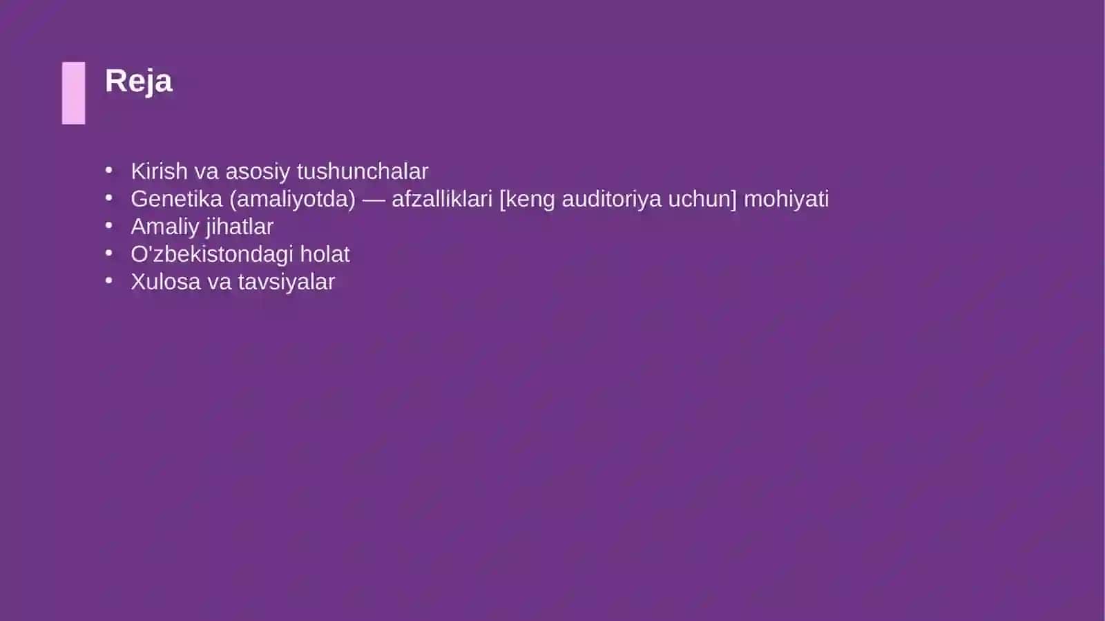 Genetika (amaliyotda) — afzalliklari [keng auditoriya uchun] 2