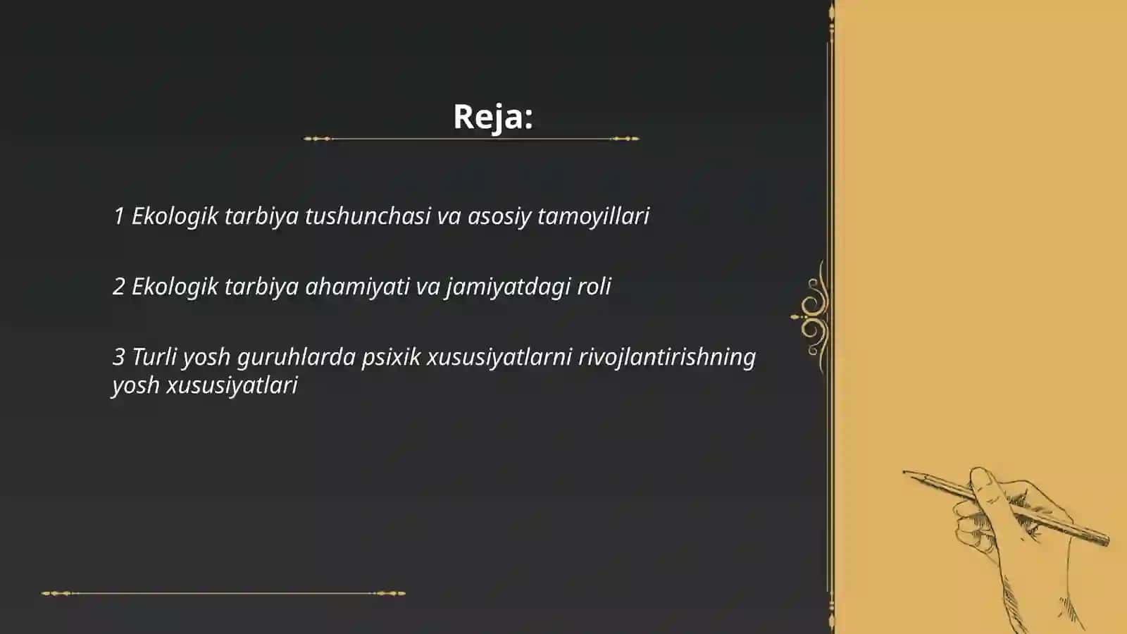 Turli yosh guruhlarida ekologik taʼlim tarbiya berish orqali bolalarning psixik xususiyatlarini rivojlantirish 2