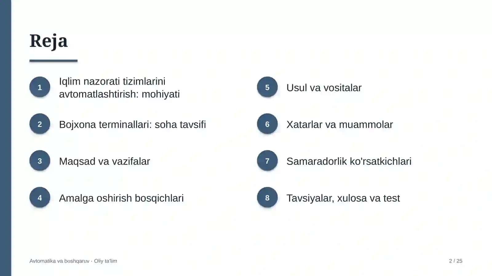 Iqlim nazorati tizimlarini avtomatlashtirish 2
