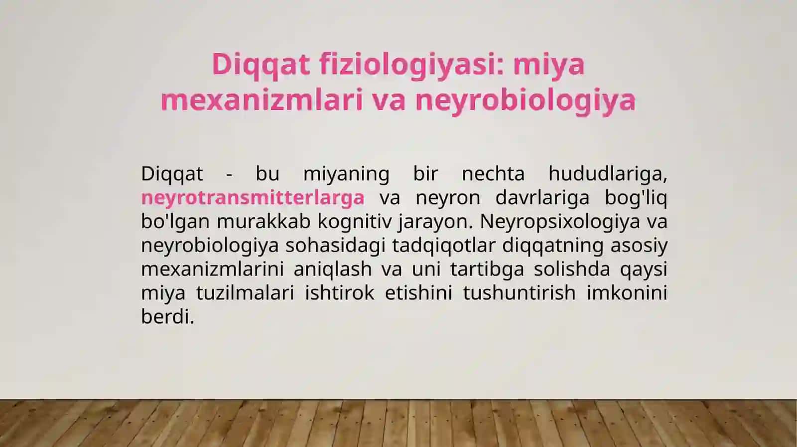 Diqqatning barqarorligini o‘rganish xususiyatlari 2