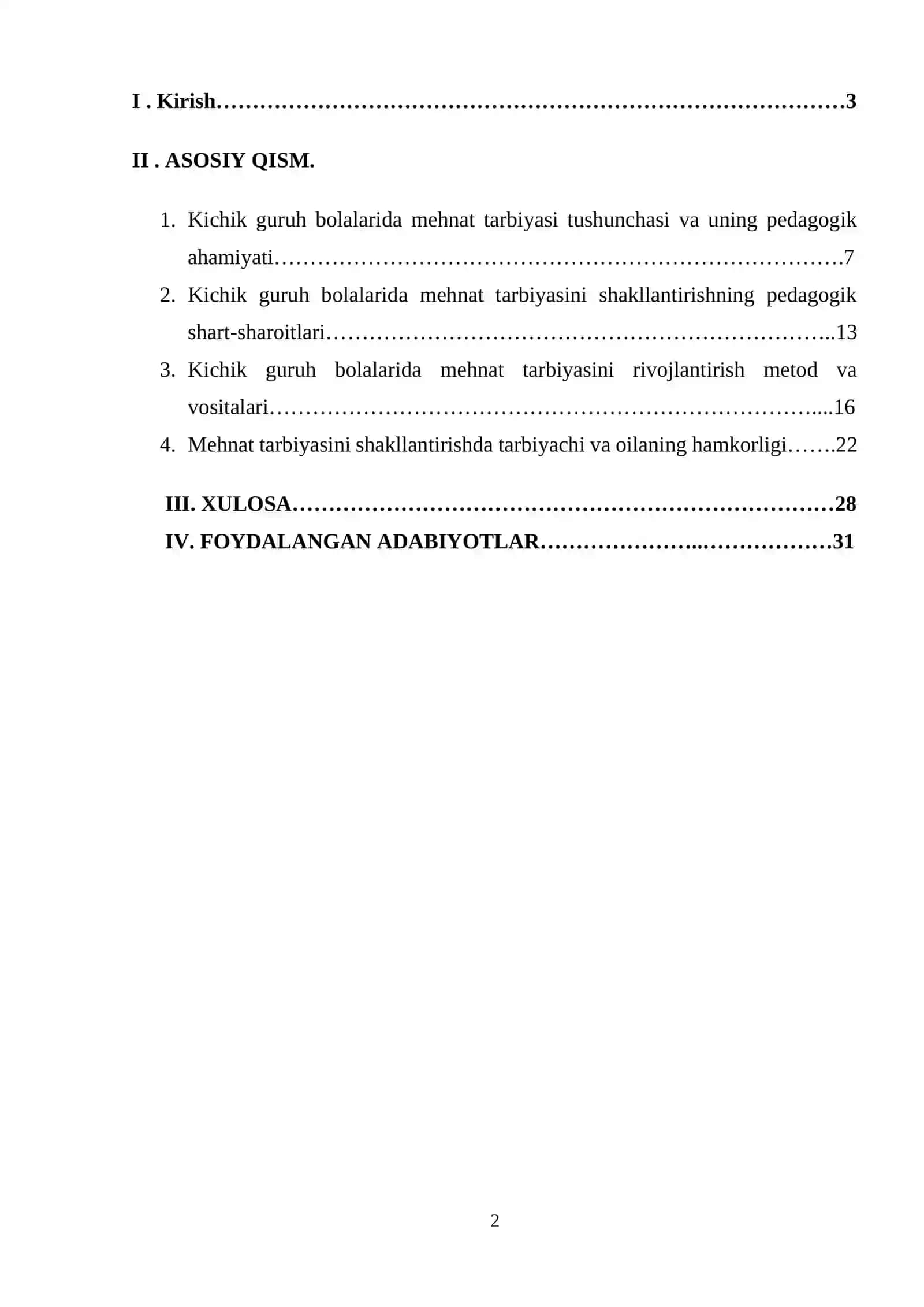 Kichik guruh bolalarida mehnat tarbiyasini shakllantirish metodikasi 2