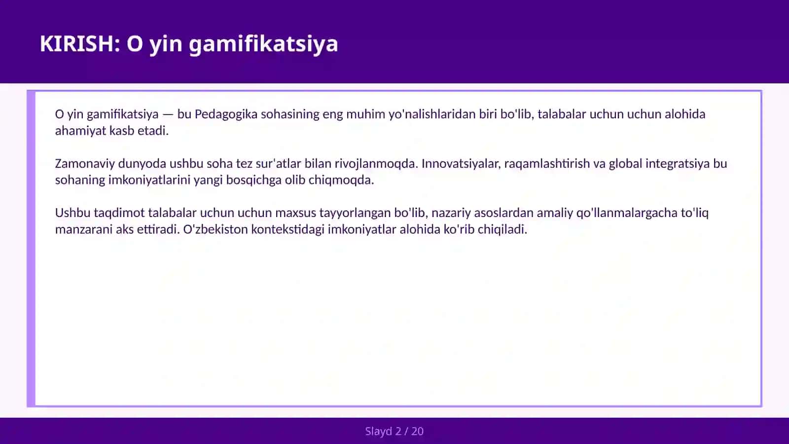 O yin gamifikatsiya 2