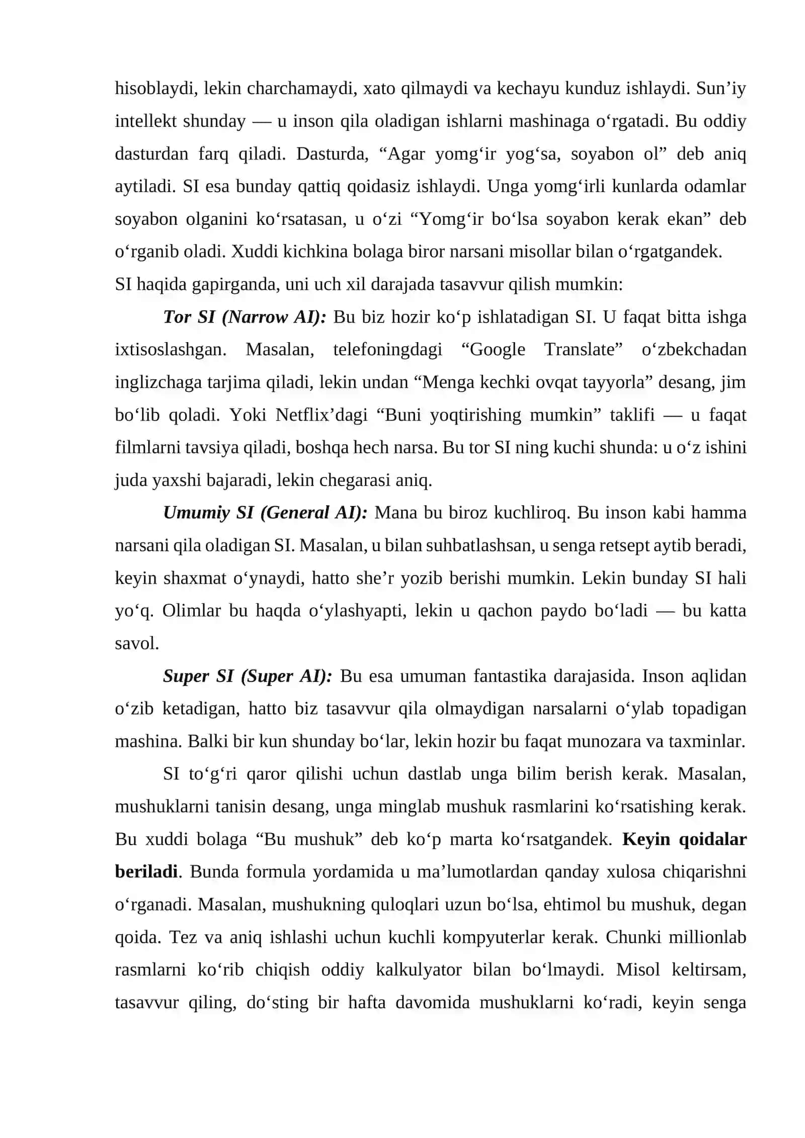 Laboratoriya ishi: Sun’iy intellektga kirish 2