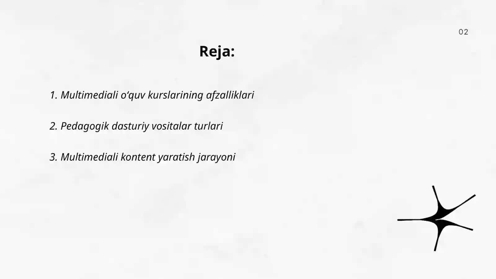 Multimediali oʻquv kurslarini yaratish 2