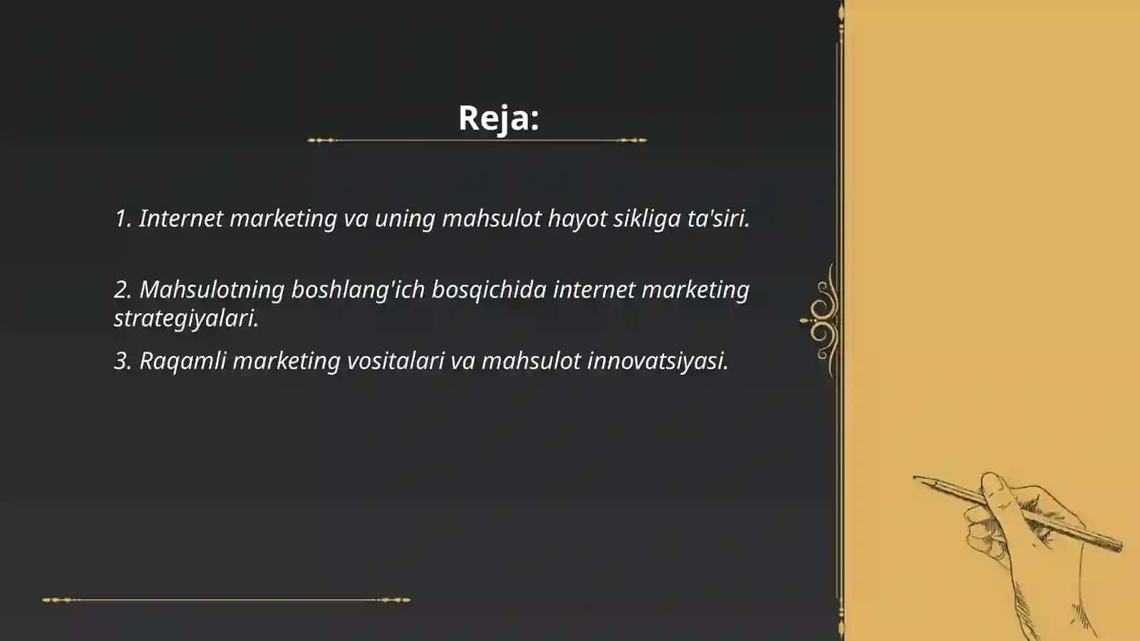 Internet marketing va mahsulot hayot sikliga tasiri 2
