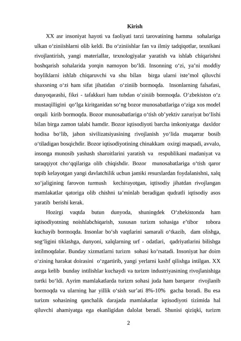 TURISTIK KORXONALARNI LITSENZIYALASH 2