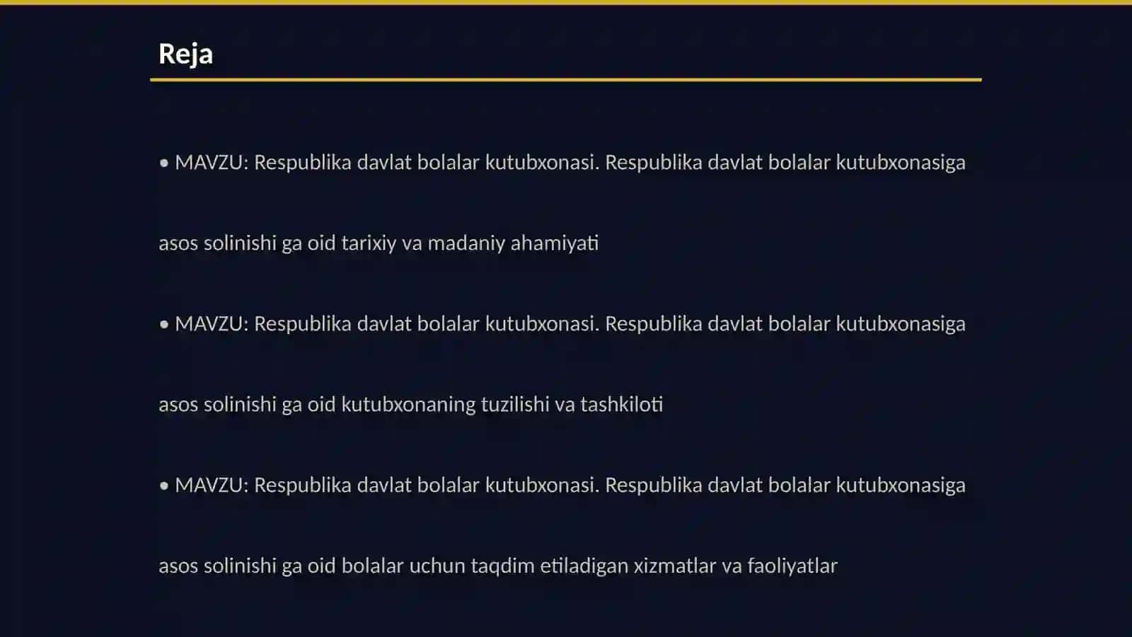 Respublika davlat bolalar kutubxonasi. Respublika davlat bolalar kutubxonasiga asos solinishi 2