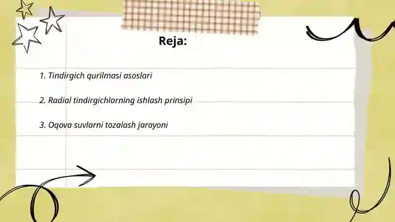 Tindirgich qurilmasi asoslari 2