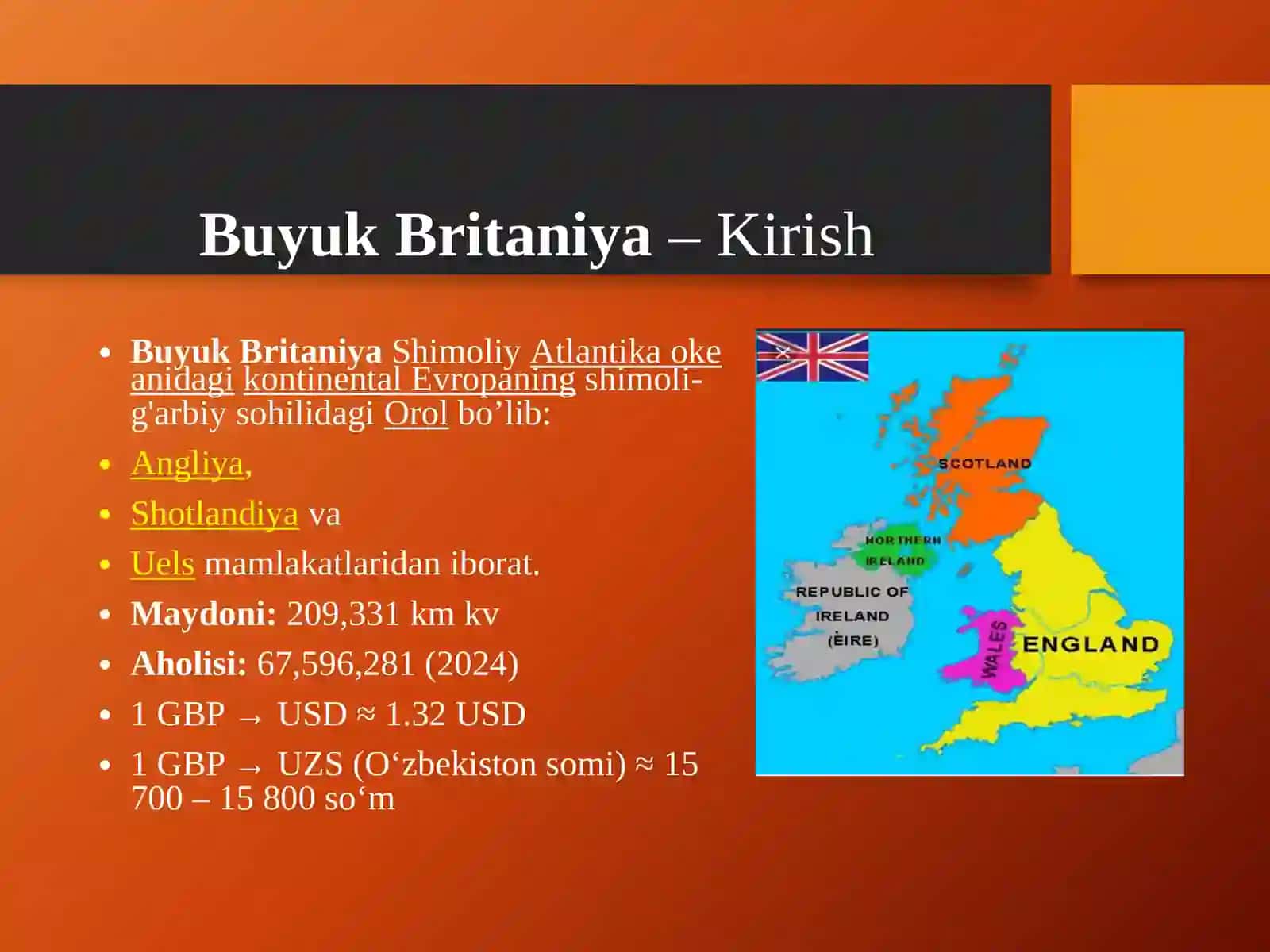 Buyuk Britaniyaning yalpi ichki mahsulot 2