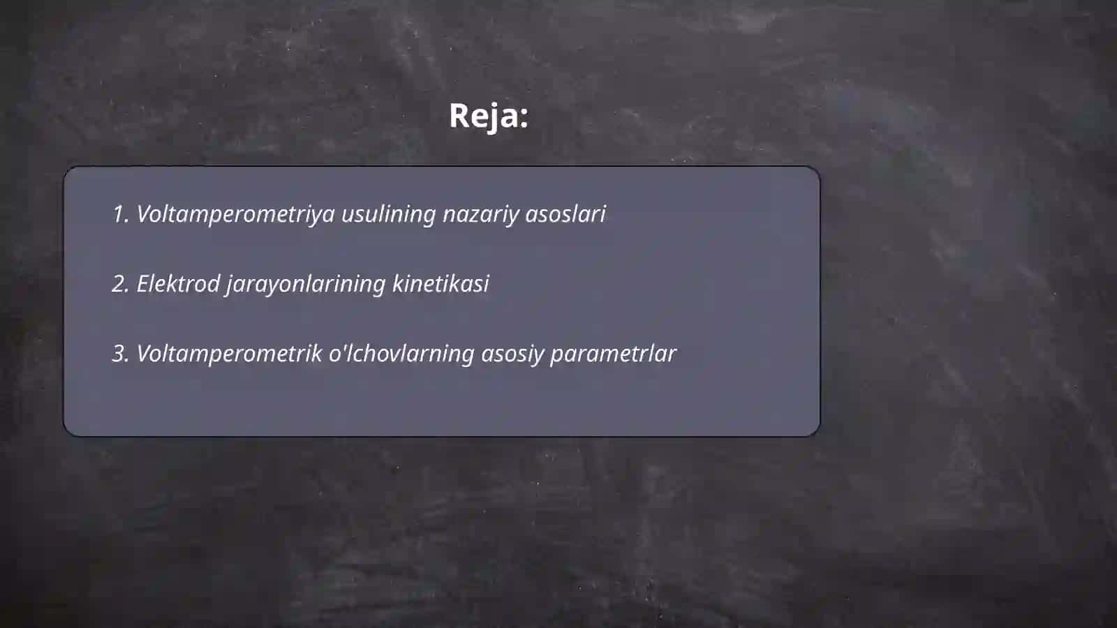 Voltamperometriya usuli 2