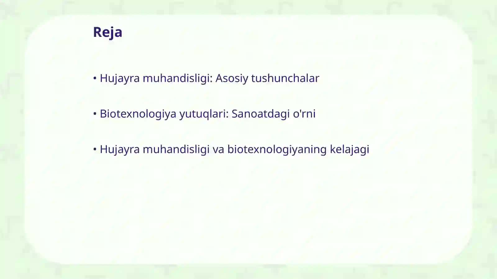 Hujayra muhandisligini qôllanishi 2