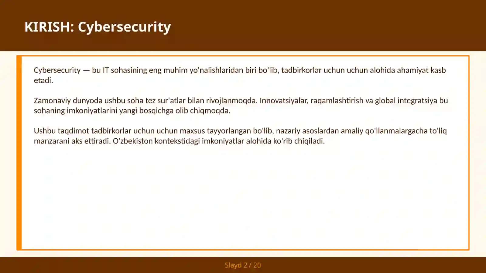 CYBERSECURITY 2
