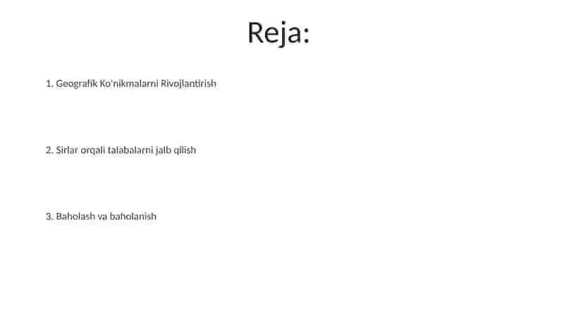 Geografiya ni oʻqitish jarayonida detektiv oʻyinli darslardan foydalanish yoʻllari 2