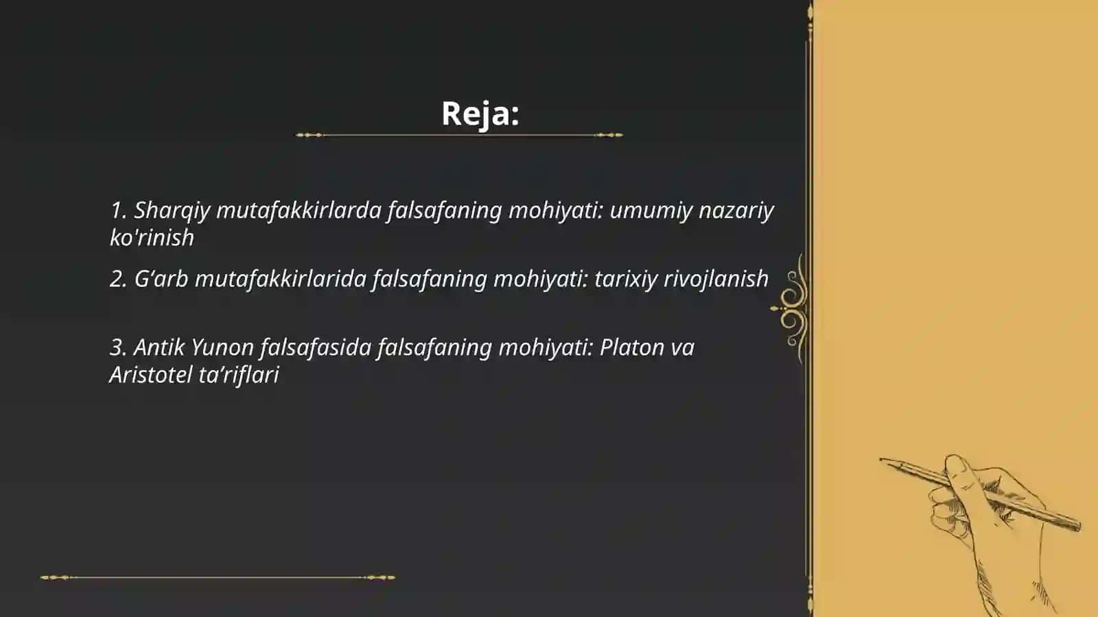 Sharq va Gʻarb falsafa mutafakkirlari 2