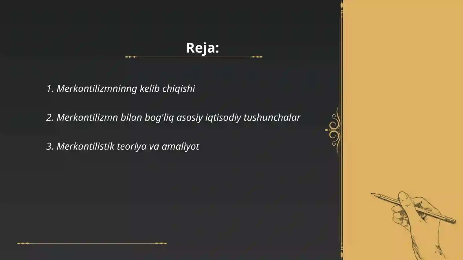 Ilk merkantiliz ta'limoti va uning namoyondalari 2