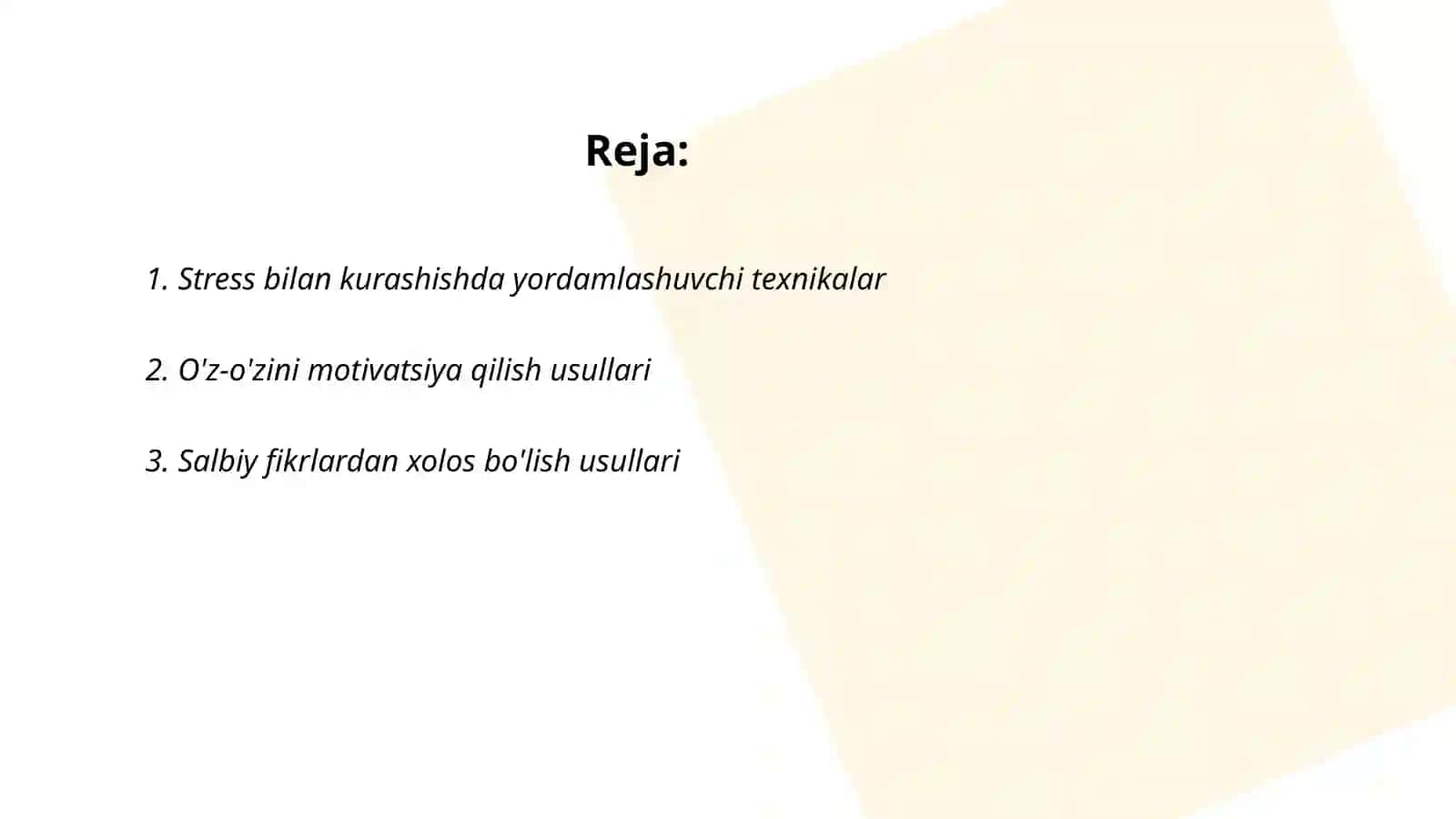 Psixologik maslahatlar texnikasi 2
