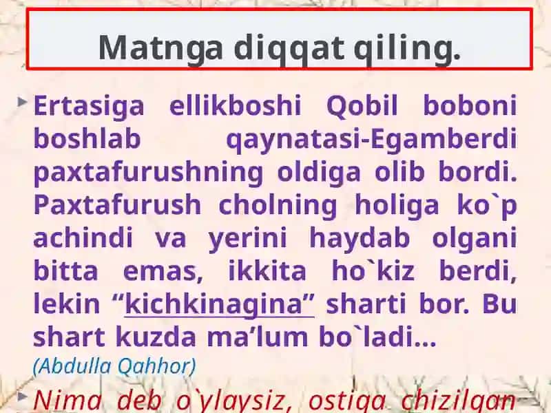 Ifodalilik va kinoya 2
