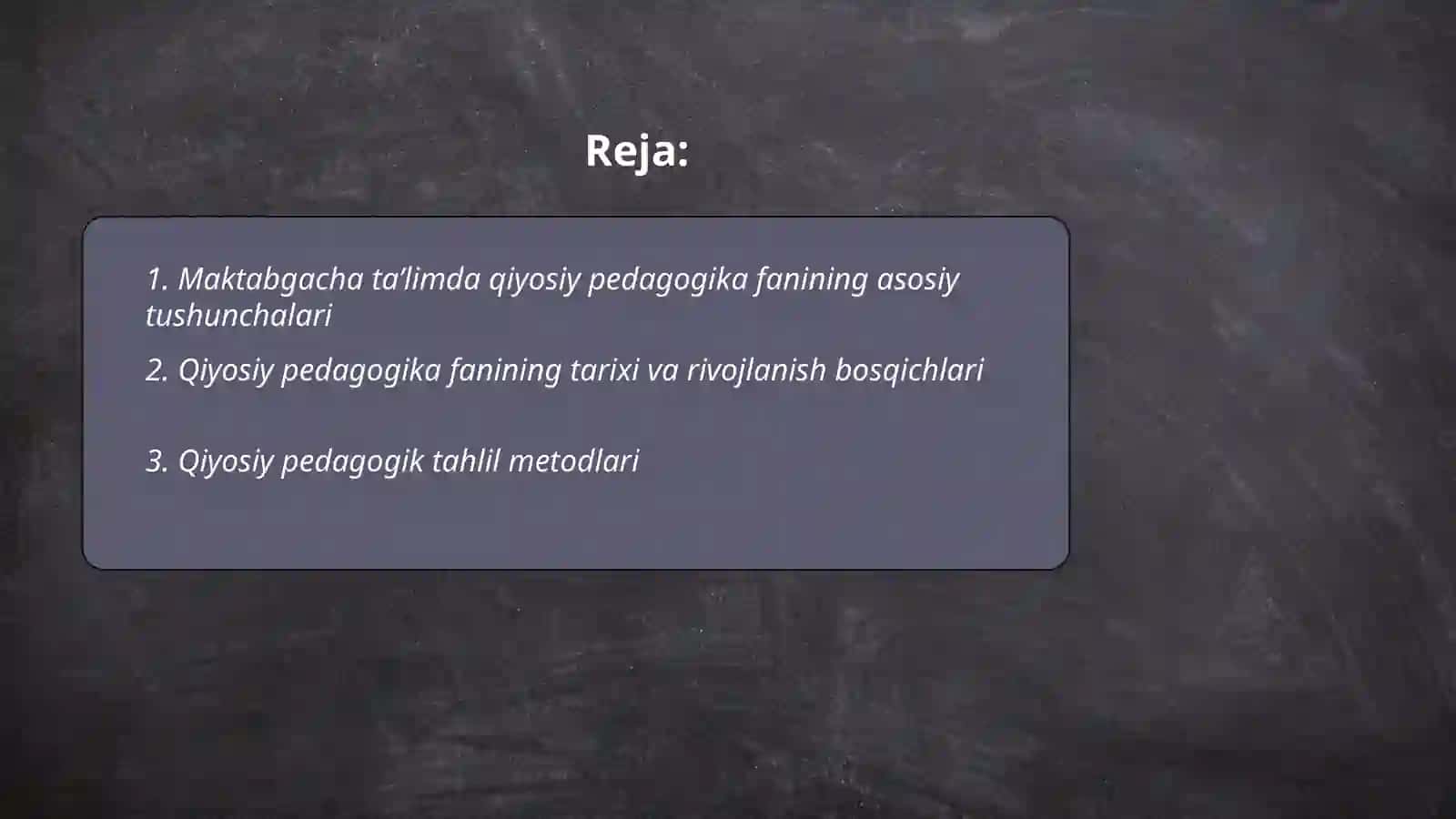 Maktabgacha taʼlimda qiyosiy pedagogika fanining sohasi va vazifalari 2