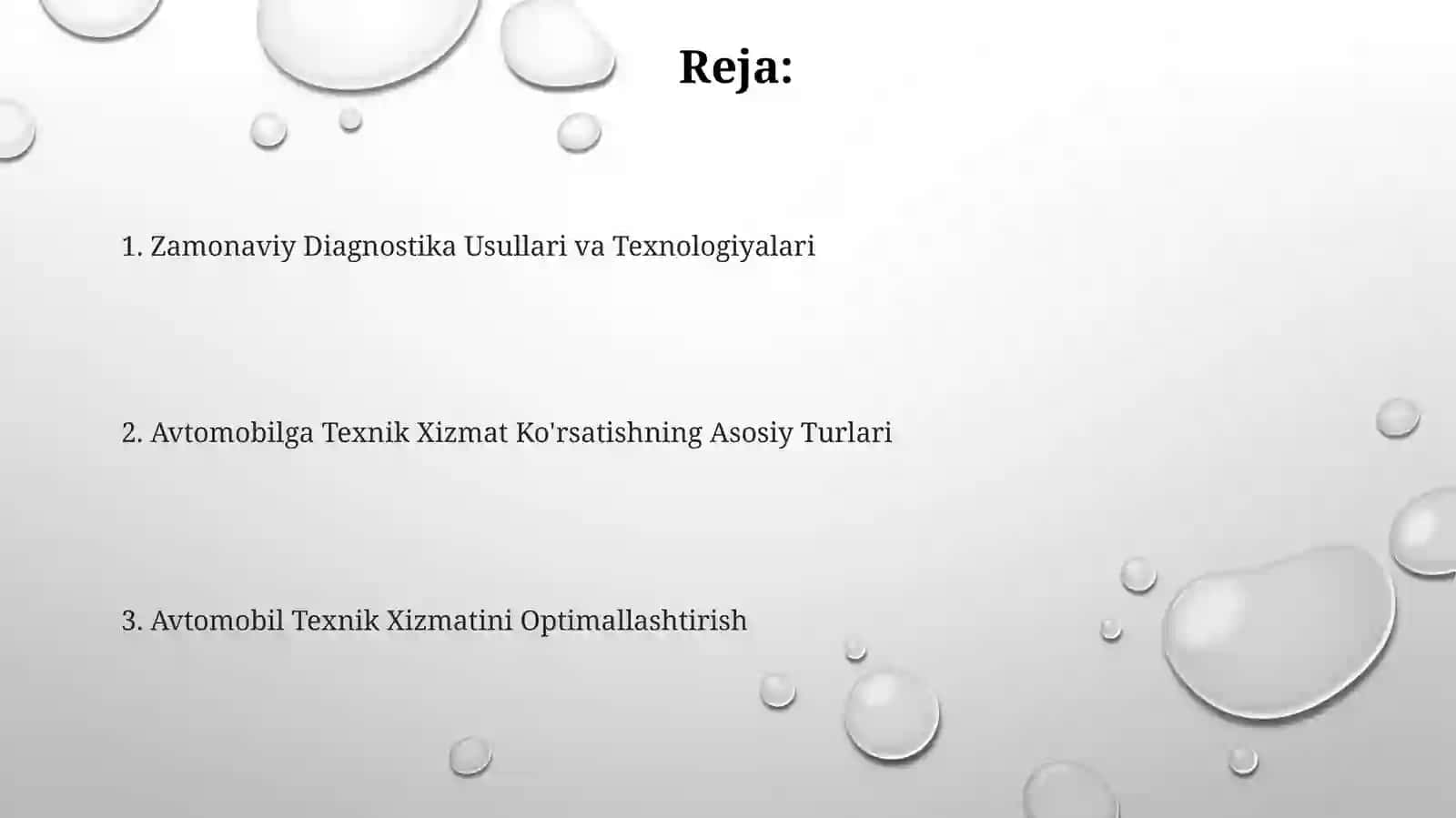 Avtomobillarga servis usullari 2