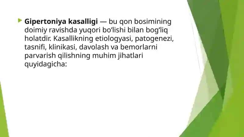 Gipertoniya kassalligi 2