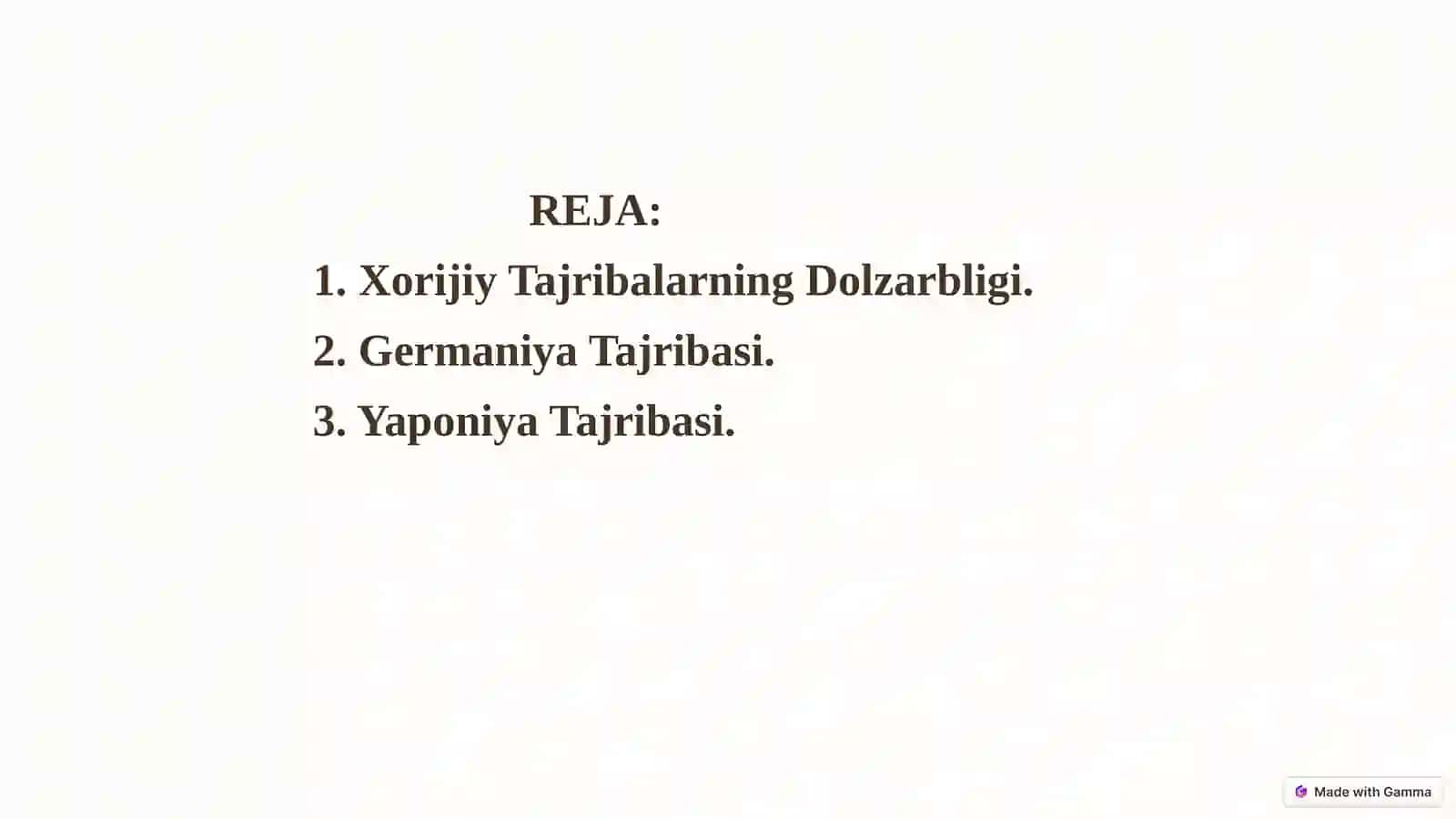 Xorijiy Mamlakatlardagi Davlat Kadastr Tizimlarining Tajribalari 2