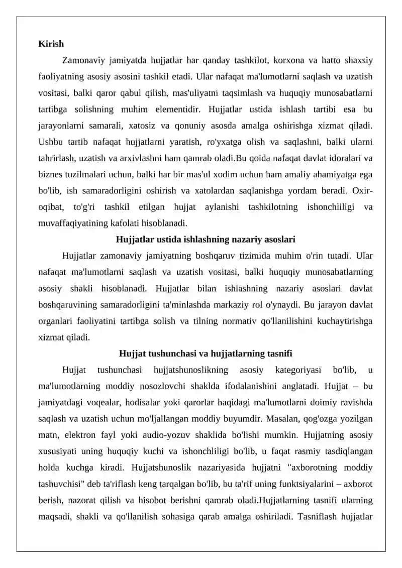 Hujjatlar ustida ishlash 2