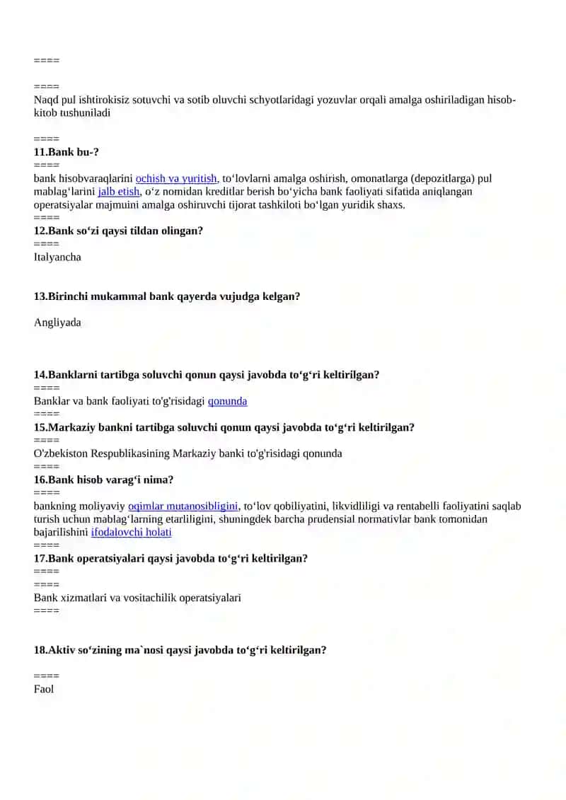 O‘zbekistоn Respublikasining Markaziy banki to‘g‘risida”gi qоnunning yangi tahriri qachоn qabul qilindi 2