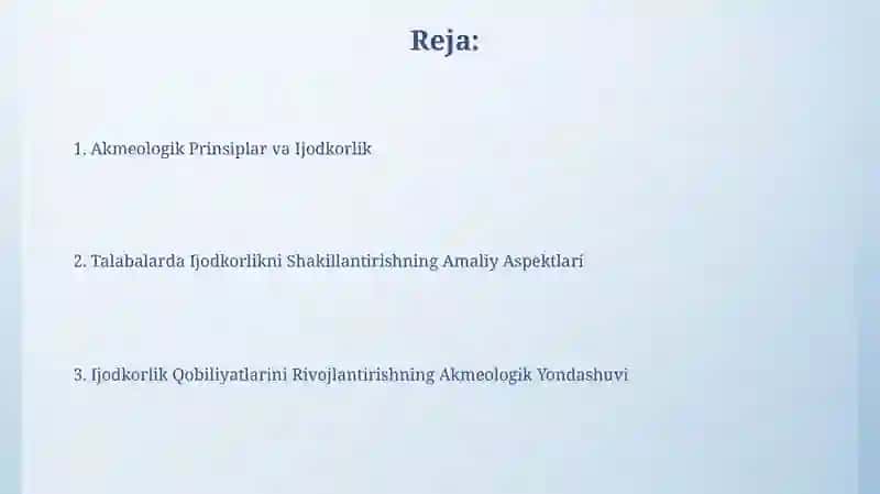 Akmeologik yondashuv asosida talabalarda kreativqobiliyatnishakllantirish 2
