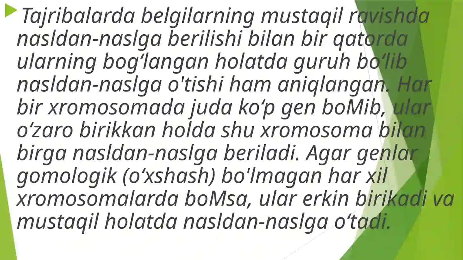 BELGILARNING BIRIKKAN HOLDA NASILGA O’TISHINI AMALIYOTDA ISHLATISH 2