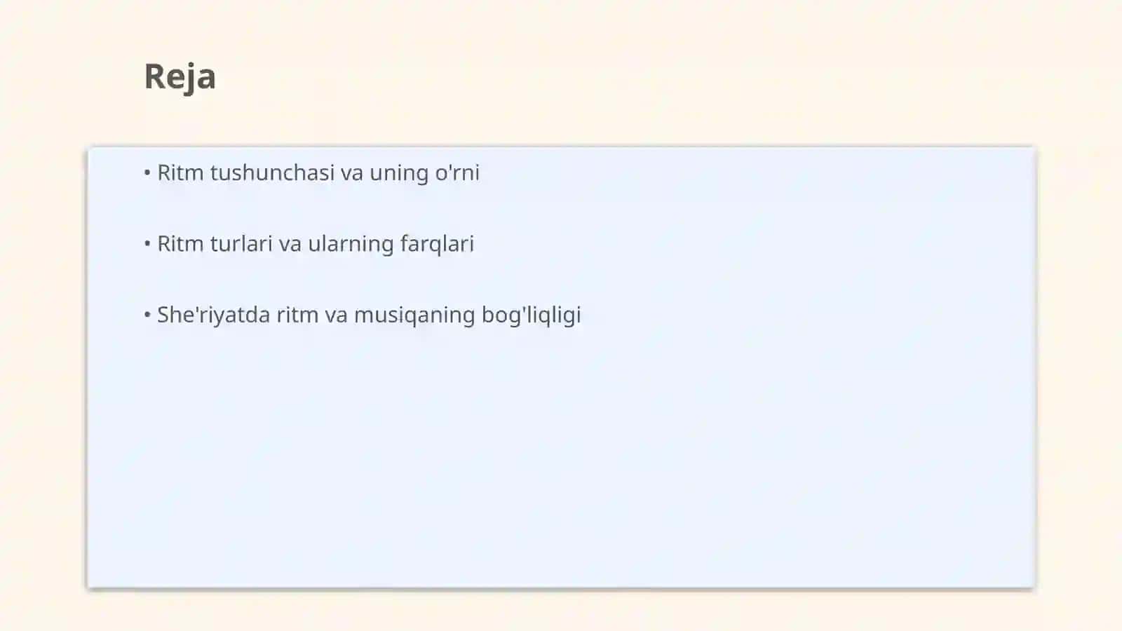 Ritm.She’riyatda ritm turlari 2