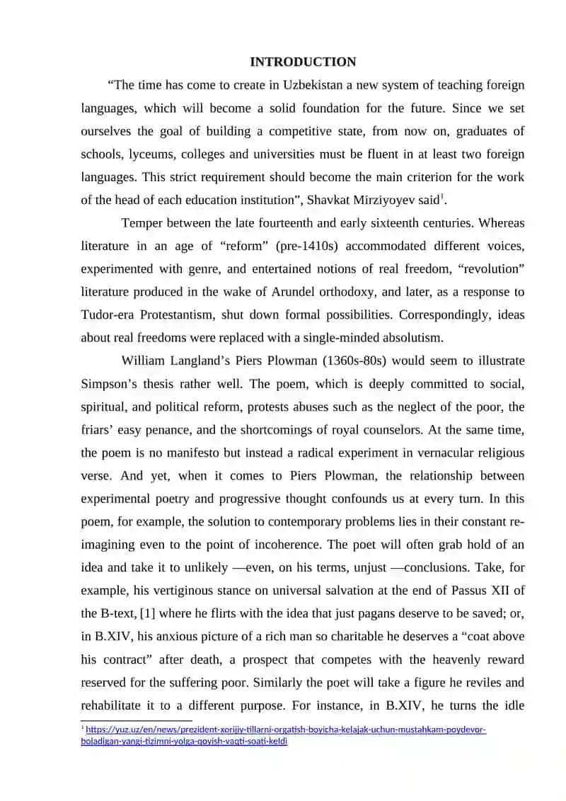 ARTISTIC FEATURES OF THE POEM PIERS PLOWMAN 2