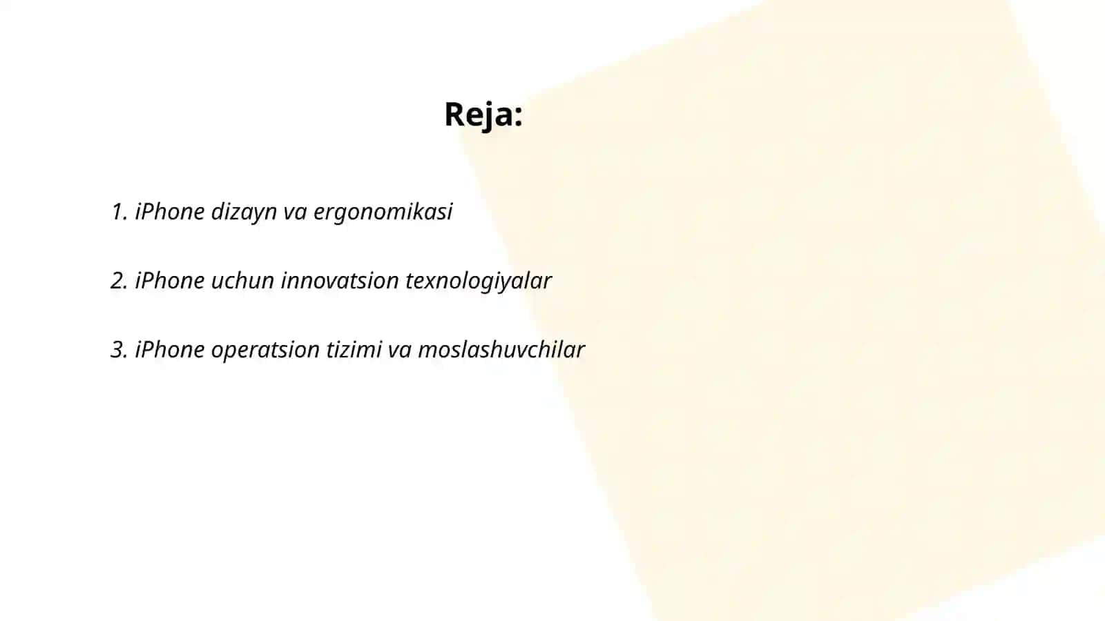 iPhone dizayn va ergonomikasi 2