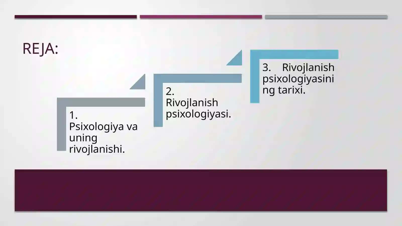 Rivojlanish psixologiyasi faniga kirish 2