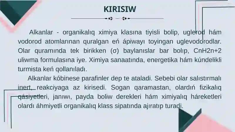 Sikloalkanlar 2