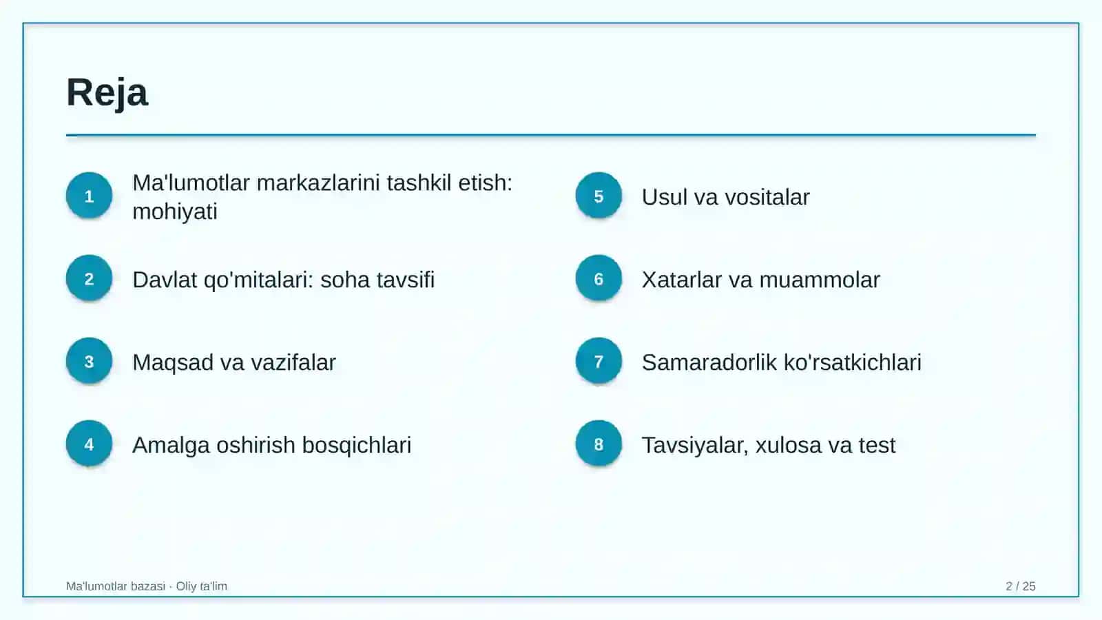 davlat qo'mitalarida ma'lumotlar markazlarini tashkil etish 4255 2