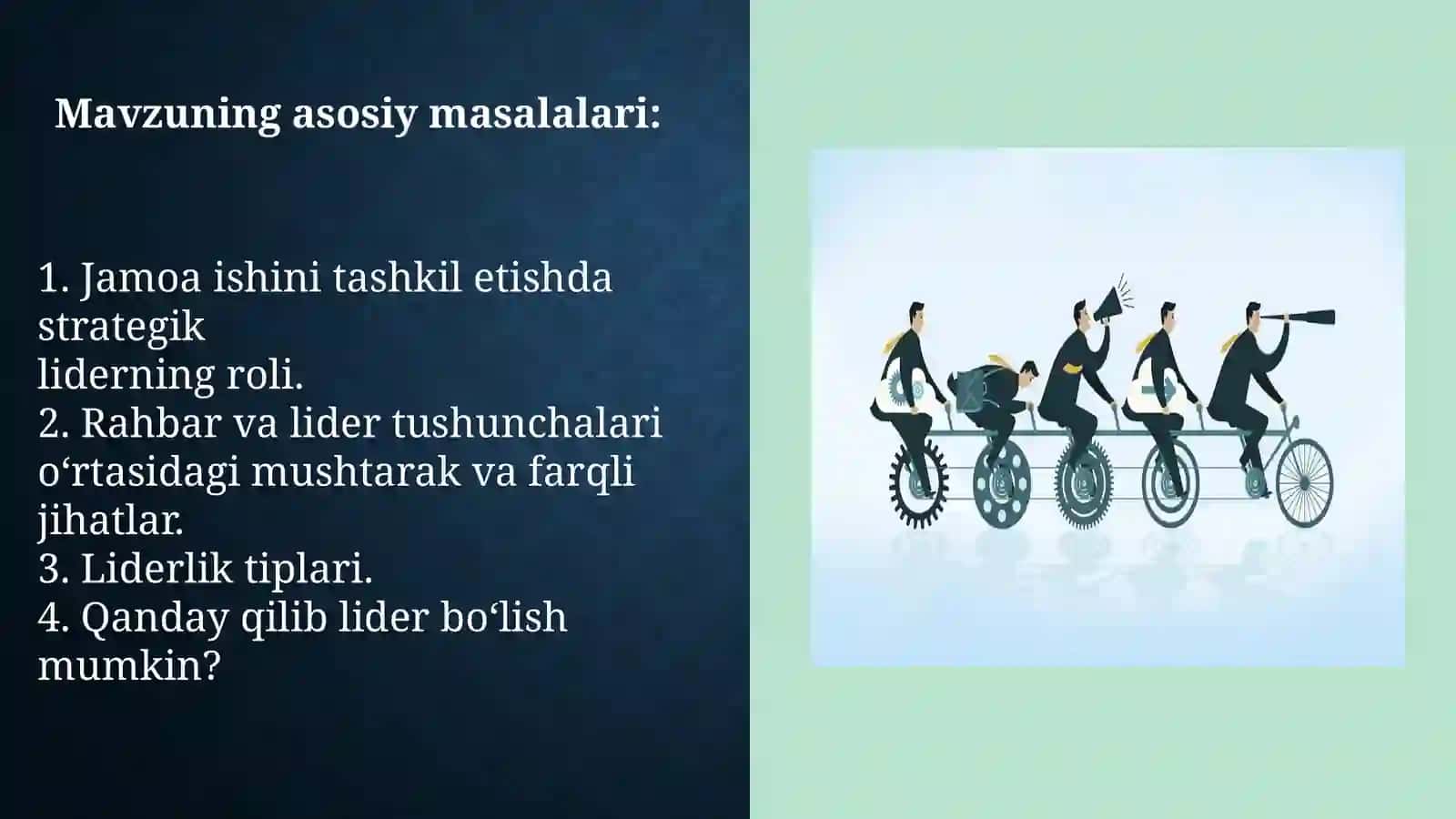 Ta'limda liderlik kompentsatsiyalari 2
