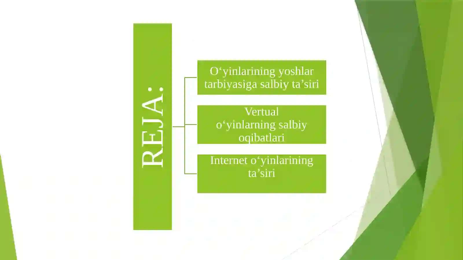 Vertual o`yinlarning yoshlar ongiga ta`siri 2