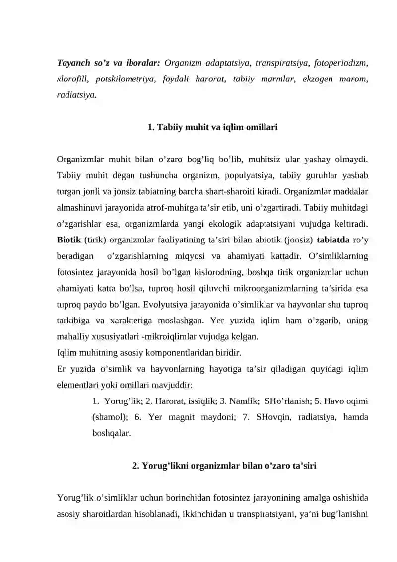 BOLA RIVOJLANISHIDA MUHITNING TA'SIRI 2