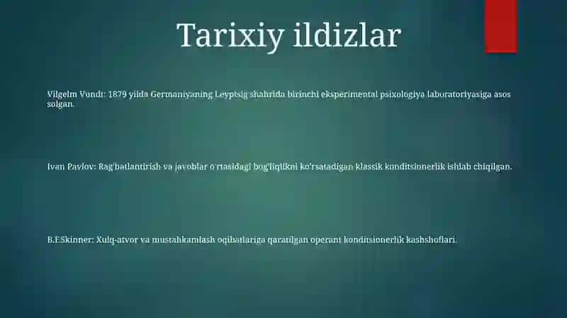 Psixalogiyada Eksperimental Metod Tarixi 2
