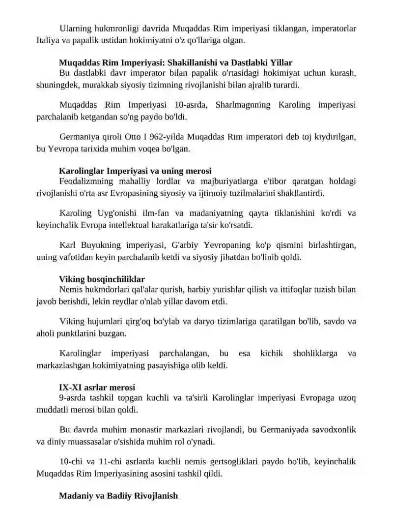 IX-XI asrlarda Germaniya 2