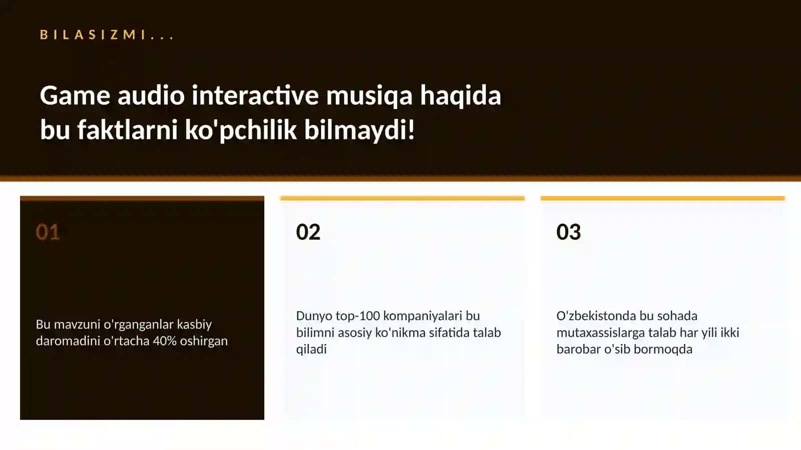 Game audio interactive musiqa 2