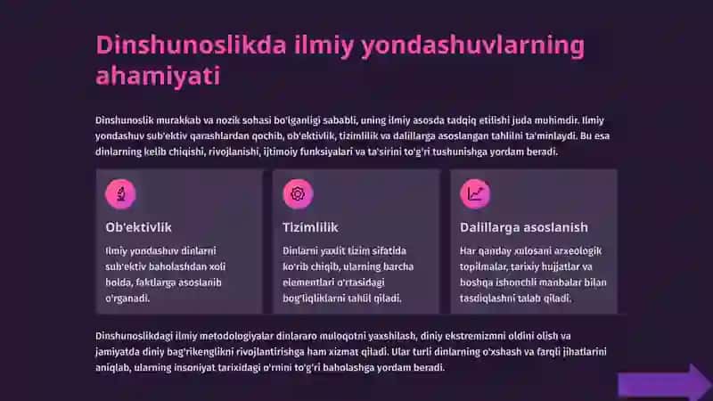 Dinlarni tadqiq etish metodologiyasi: Kirish va asosiy tamoyillar 2