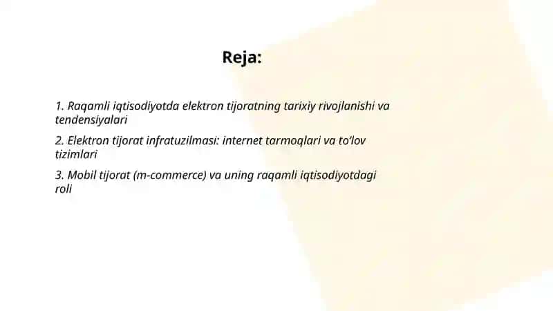 Raqamli iqtisodiyotda elektron tijoratning rivojlanishi 2