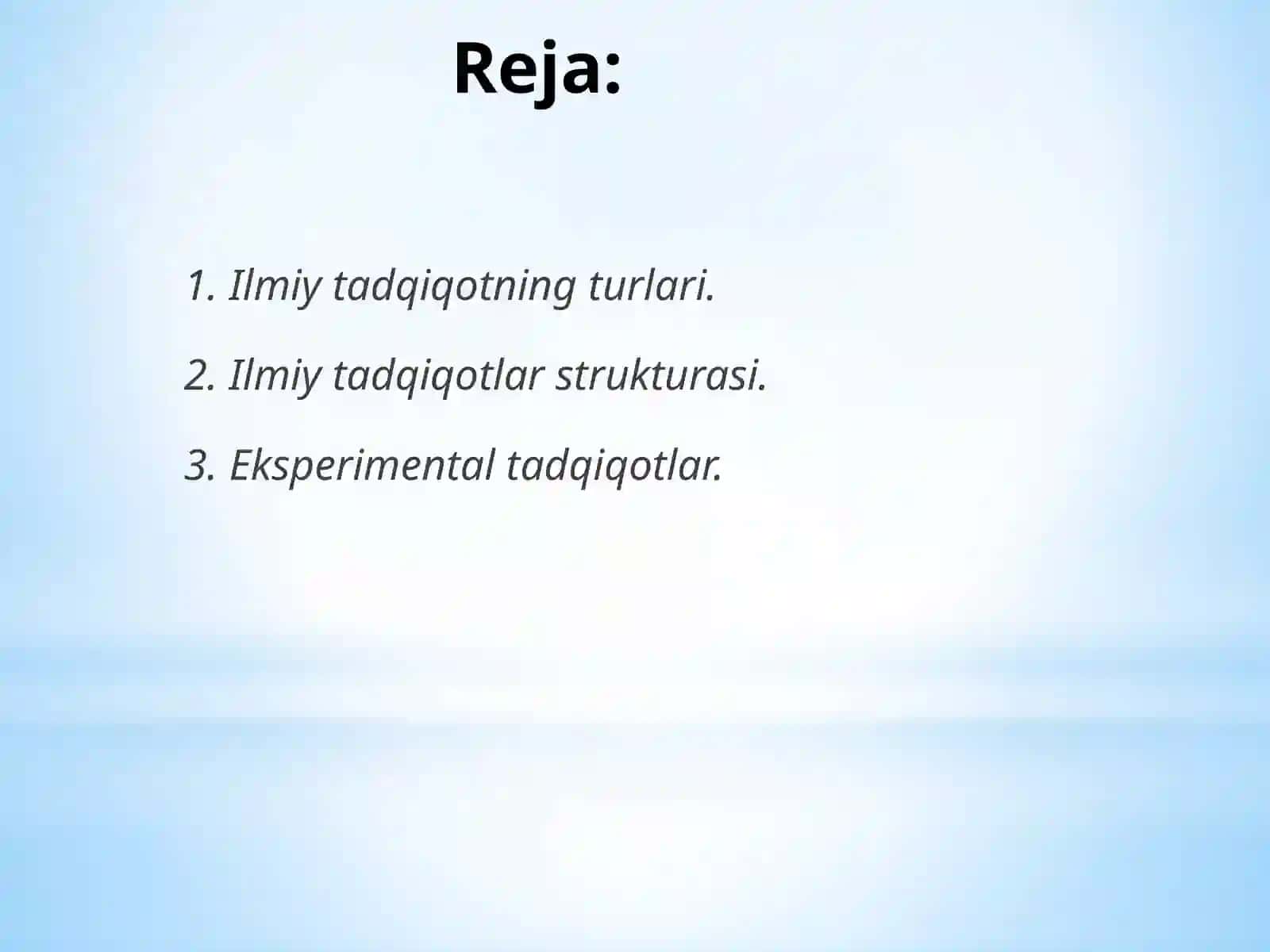 Tadqiqot uslublari 2